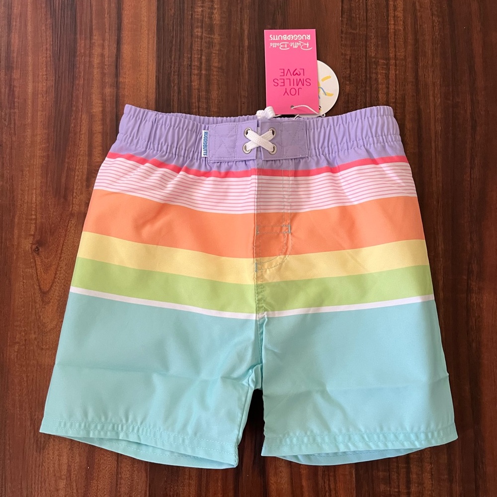 NWT Rigged Butts Swim Trunks Size 5